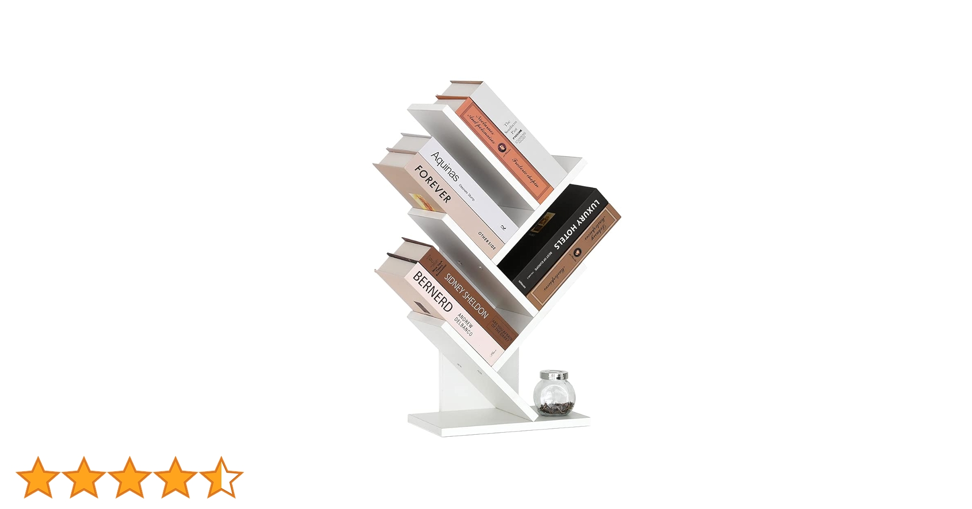 ブックスタンド 木製 本棚 ツリー型デスク上置収納ラック 51zfTHR6GwL.jpg_BO30,255,255,